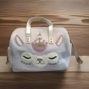 Underonesky Sarah Lavendar Unicorn Weekender Travel Duffle Bag‎ Used